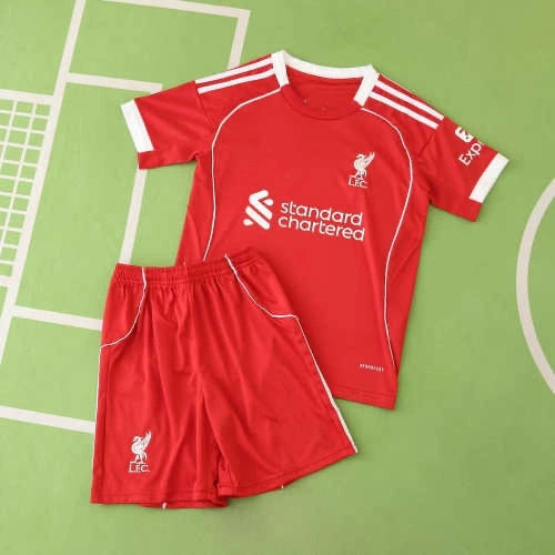 Liverpool F.C. Home Kids Kit 25/26 Season