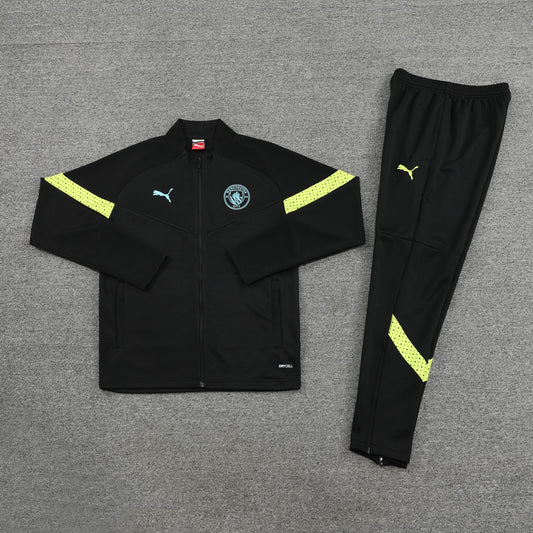 Manchester City 22/23 Black Yellow Training Suit
