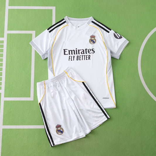 Real Madrid CF Home Kids Kit 25/26 Season