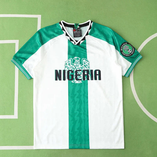 JCF Concept Green and White Jersey Inspired by Nigeria Culture