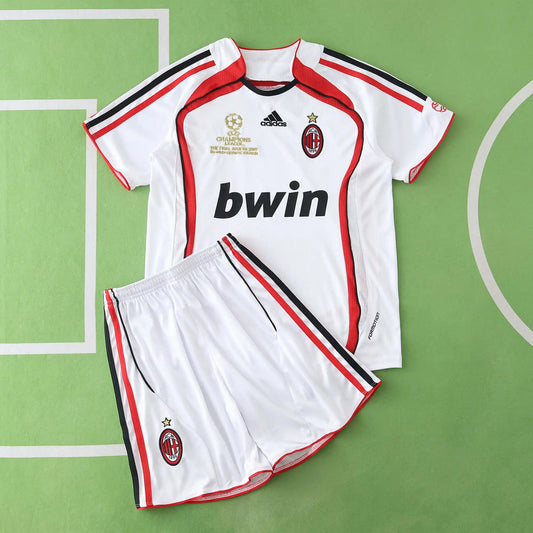 A.C. Milan Away Retro Kids Kit 06/07 Season