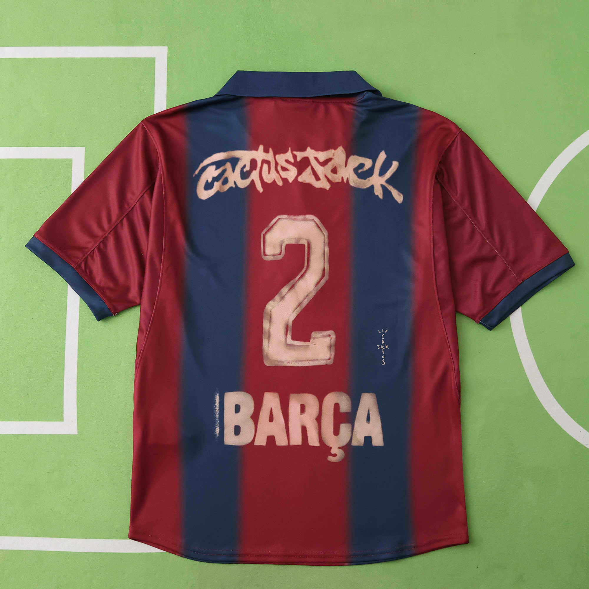 FC Barcelona CJ Skeleton Retro 00/01 Jersey | Cactus Jack | JCF