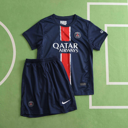 Paris Saint-Germain F.C. Home Kids Kit 24/25 Season